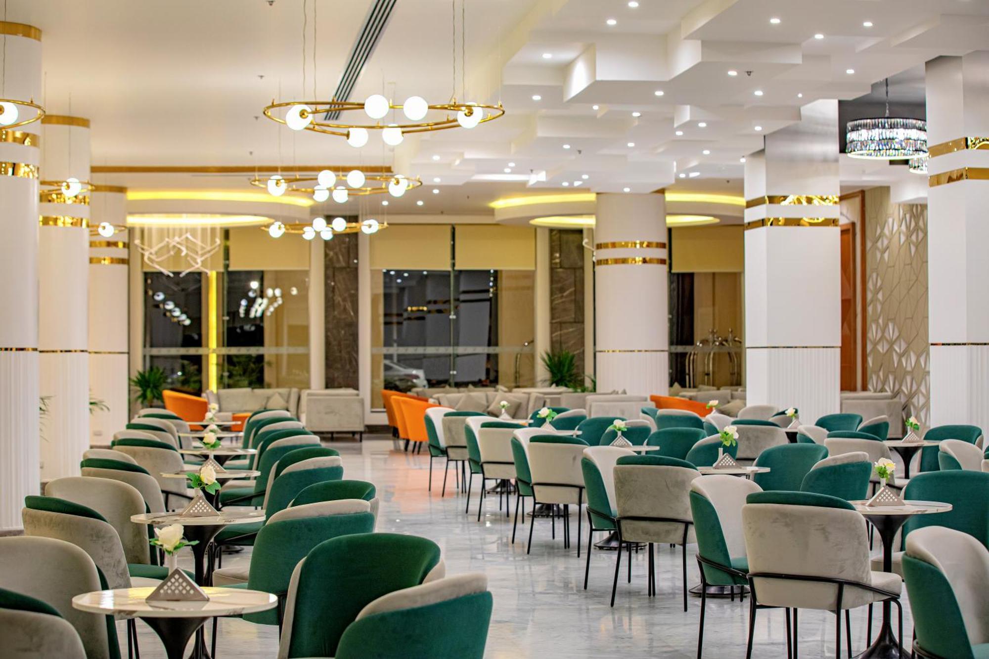 The V Luxury Resort Sahl Hasheesh Hurgada Dış mekan fotoğraf The interior of the restaurant