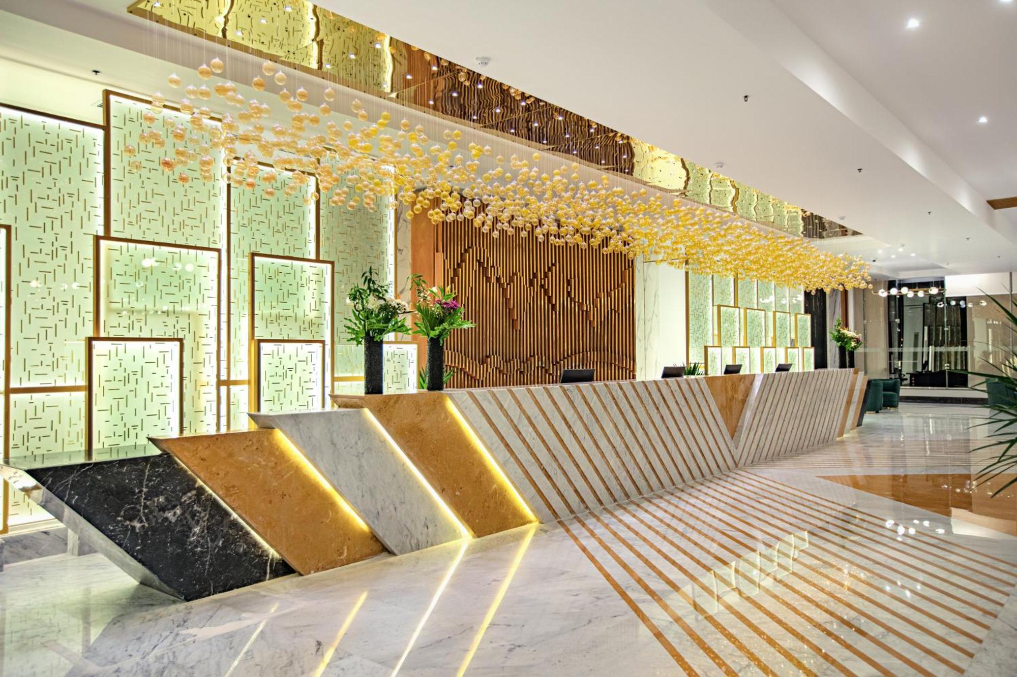 The V Luxury Resort Sahl Hasheesh Hurgada Dış mekan fotoğraf The lobby of the hotel